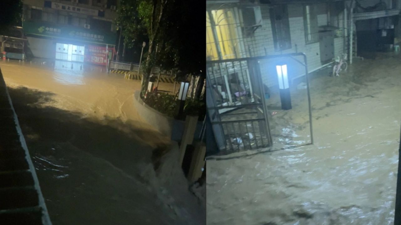 VIDEO: Lluvia extrema deja saldo fatal, desaparecidos y múltiples daños en China; río se desbordó