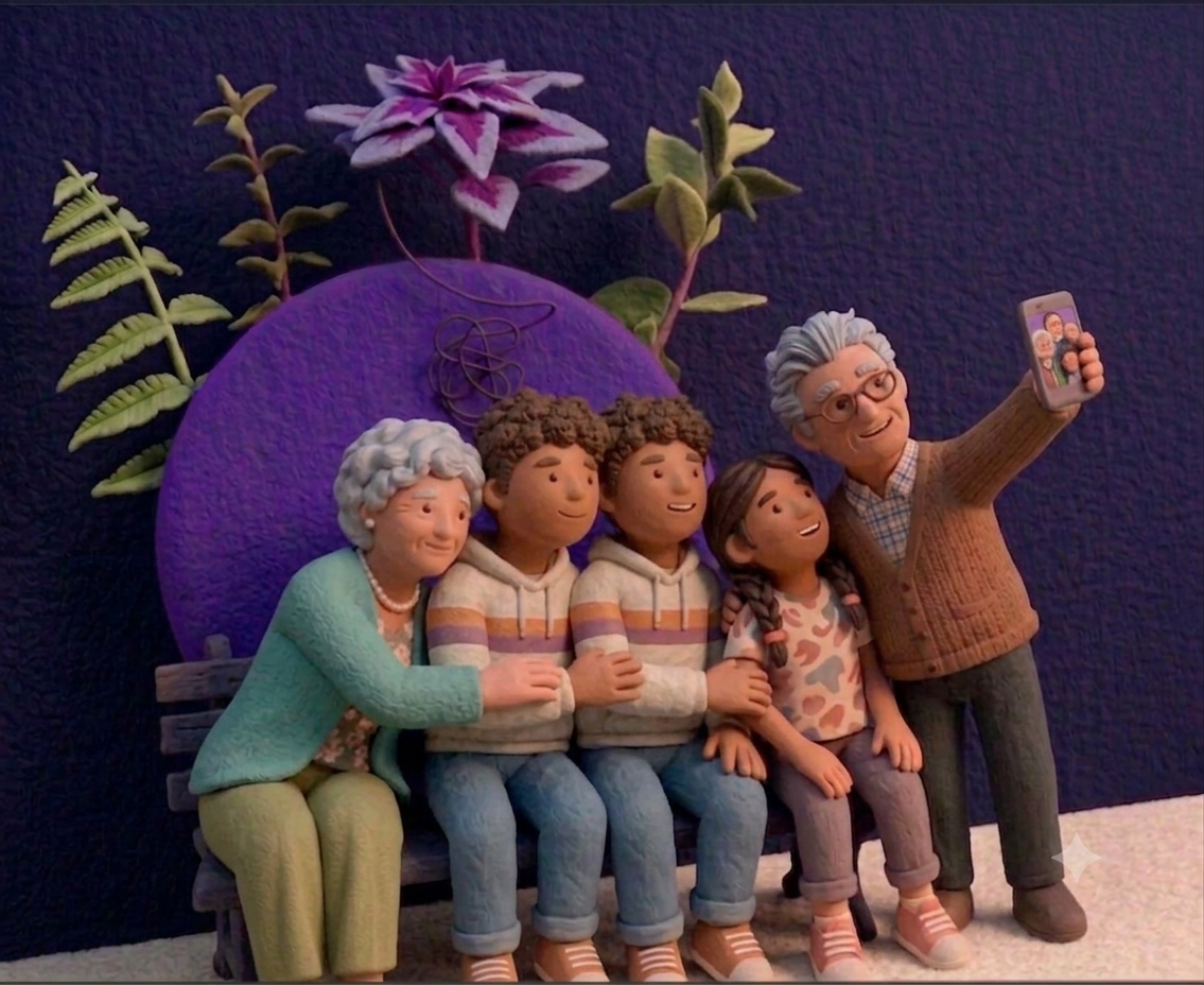 Foto con tus nietos