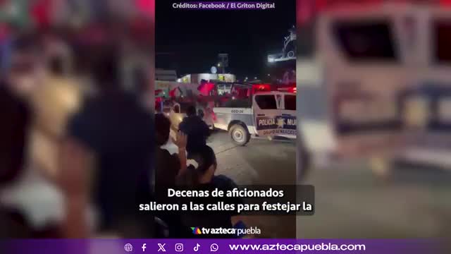 Celebración de Cruz Azul termina en tensión tras incidente con gas pimienta en Tlaxcala