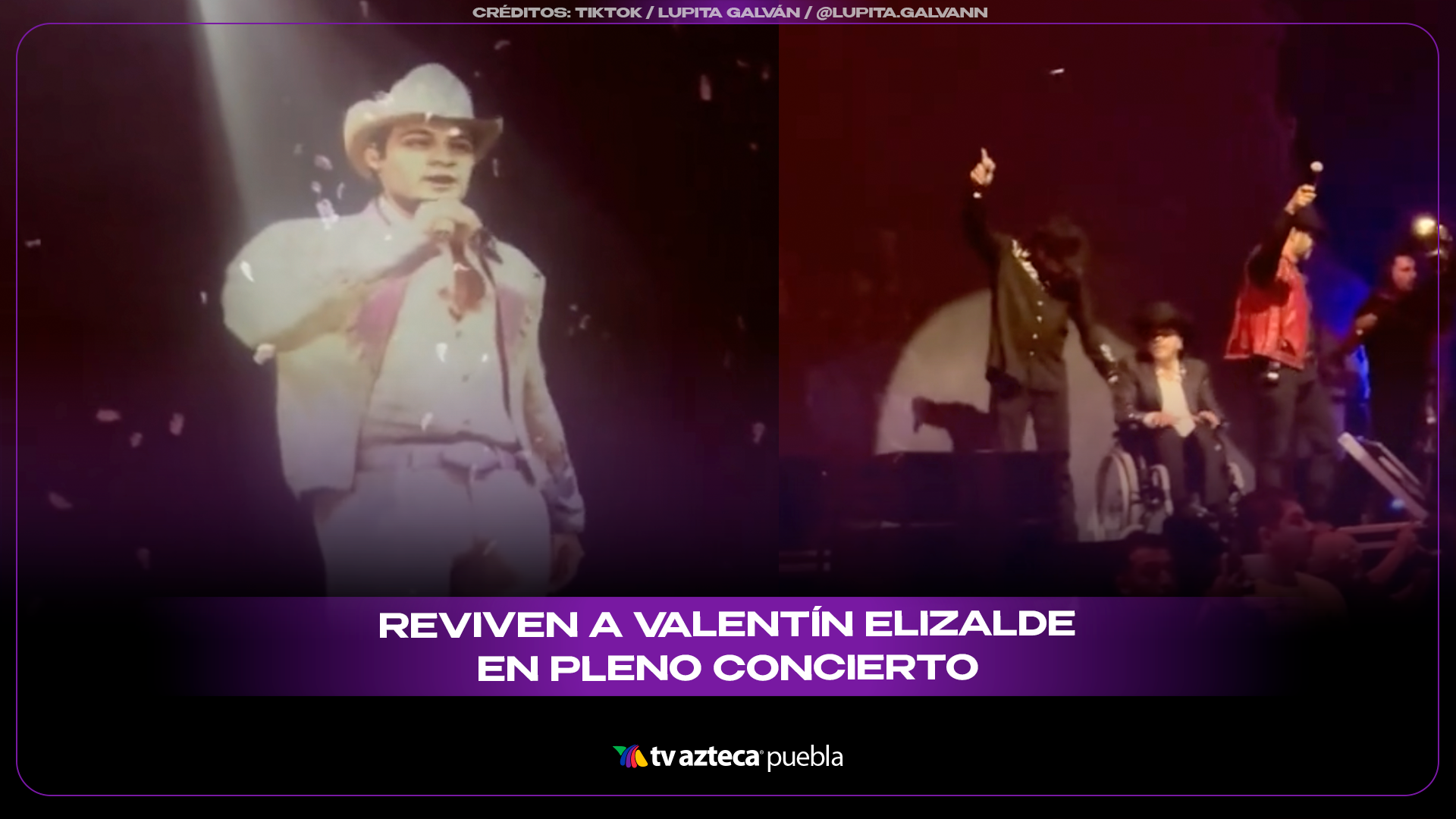 Valentín Elizalde reaparece como holograma en Guadalajara
