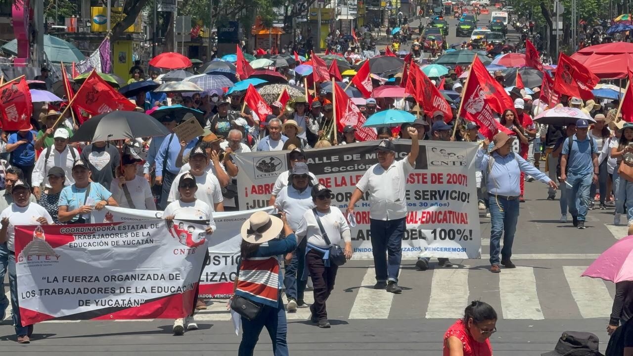 CNTE levanta plantones en Oaxaca y CDMX tras semanas de protestas ...