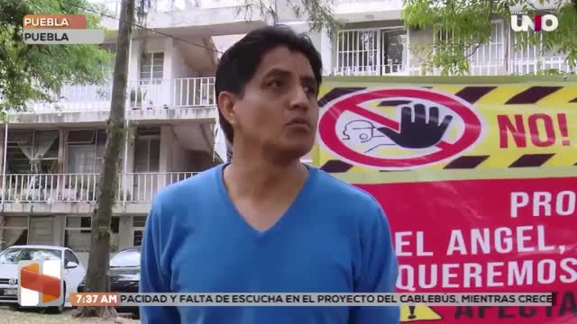 Con ‘tendedero de ecocidas’ ambientalistas y ciudadanos se manifestaron en la Caravana contra el Cablebús, impulsado por Alejandro Armenta