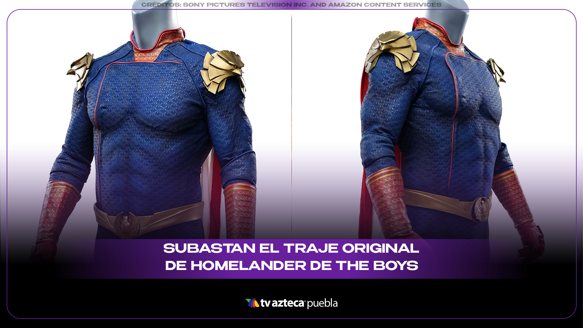 Subastan el traje original de Homelander y ya vale