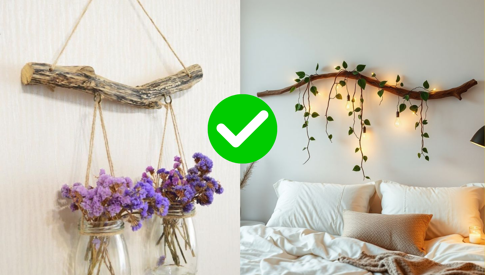 7 ideas para decorar tu casa o habitación con ramas secas: se ve increíble