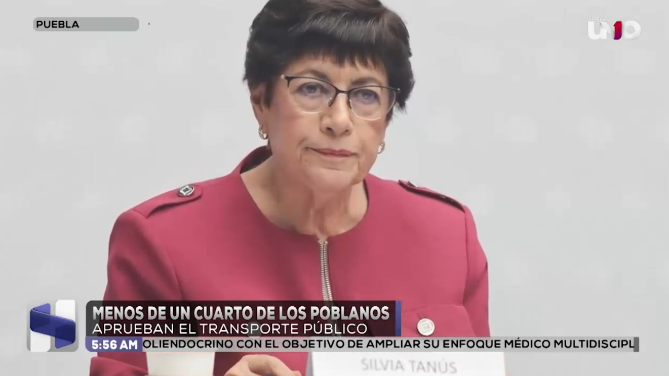 8 de cada 10 poblanos reprueban el transporte público; la secretaria de Movilidad y Transporte Silvia Tanús y el gobernador Alejandro Armenta ignoran el problema
