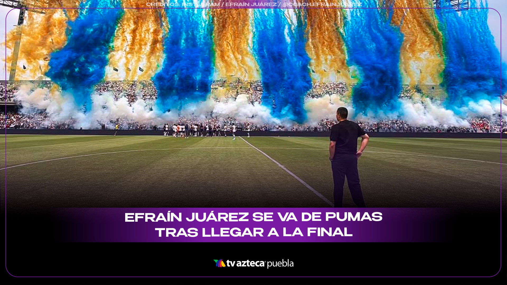 Pumas UNAM se queda sin entrenador tras la salida de Efraín Juárez.