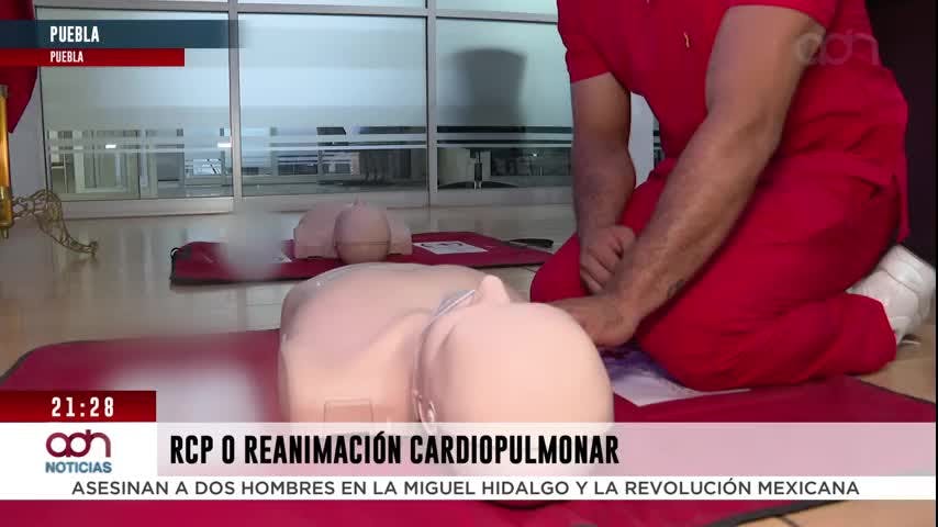 Aprender Reanimación Cardiopulmonar puede salvar vidas en Puebla