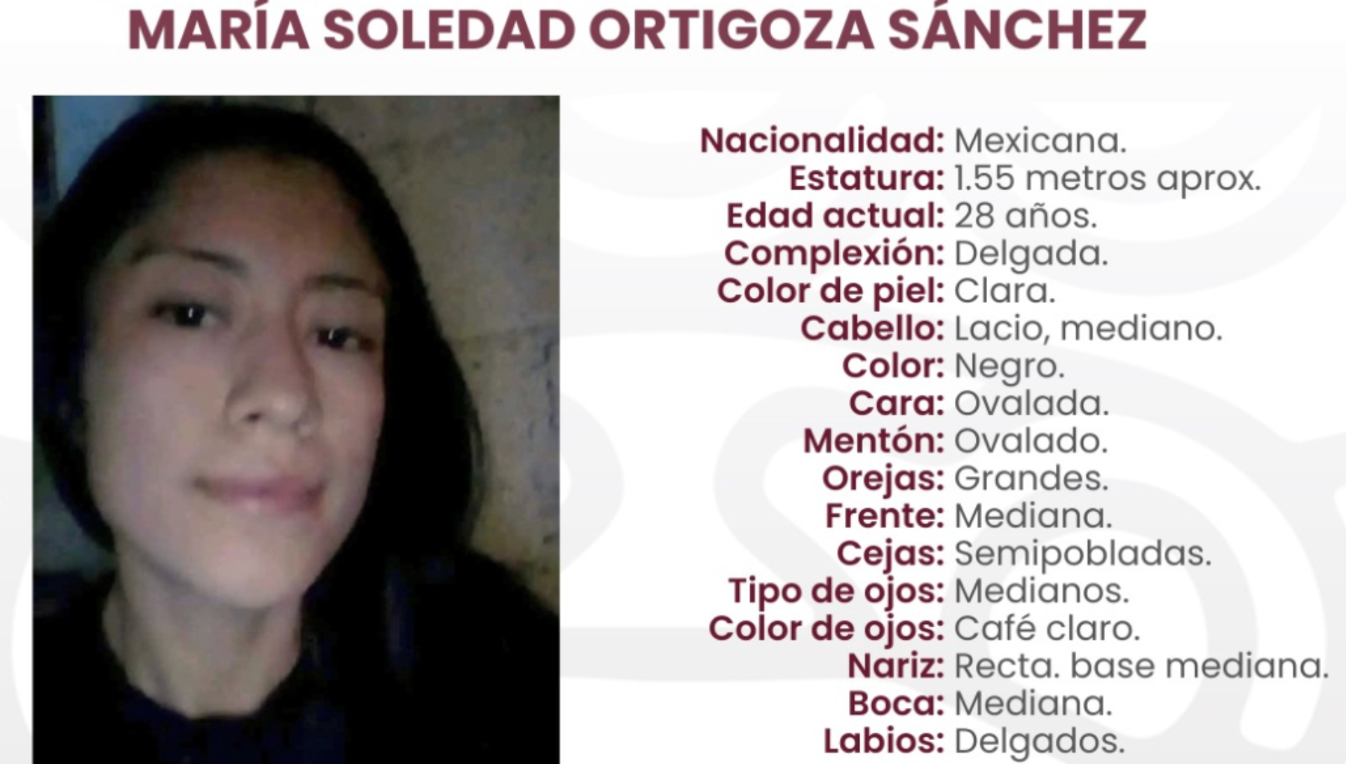 Reportan a María Soledad Ortigoza como desaparecida en Tepeaca, Puebla; esto se sabe