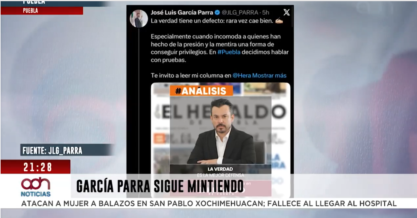 José Luis García Parra usa una columna en prensa escrita para intentar silenciar las críticas contra el gobierno morenista de Armenta