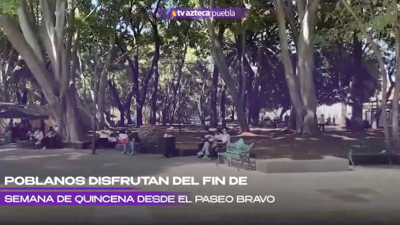 Poblanos disfrutan de este sábado en familia; así luce el Paseo Bravo hoy