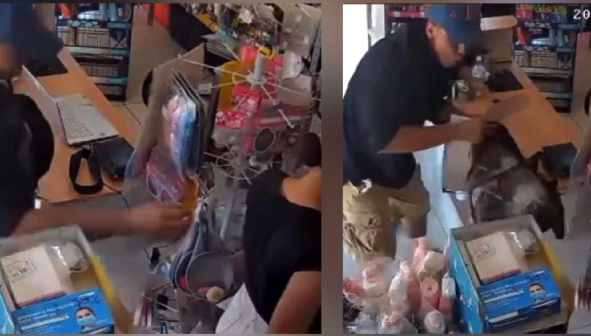 VIDEO FUERTE: Alumna de preparatoria sufre brutal ATAQUE durante asalto en papelería de Puerto Vallarta