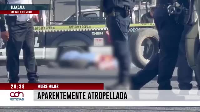 Mujer en situación de calle muere presuntamente atropellada en la Vía Corta a Santa Ana, en límites de Tlaxcala