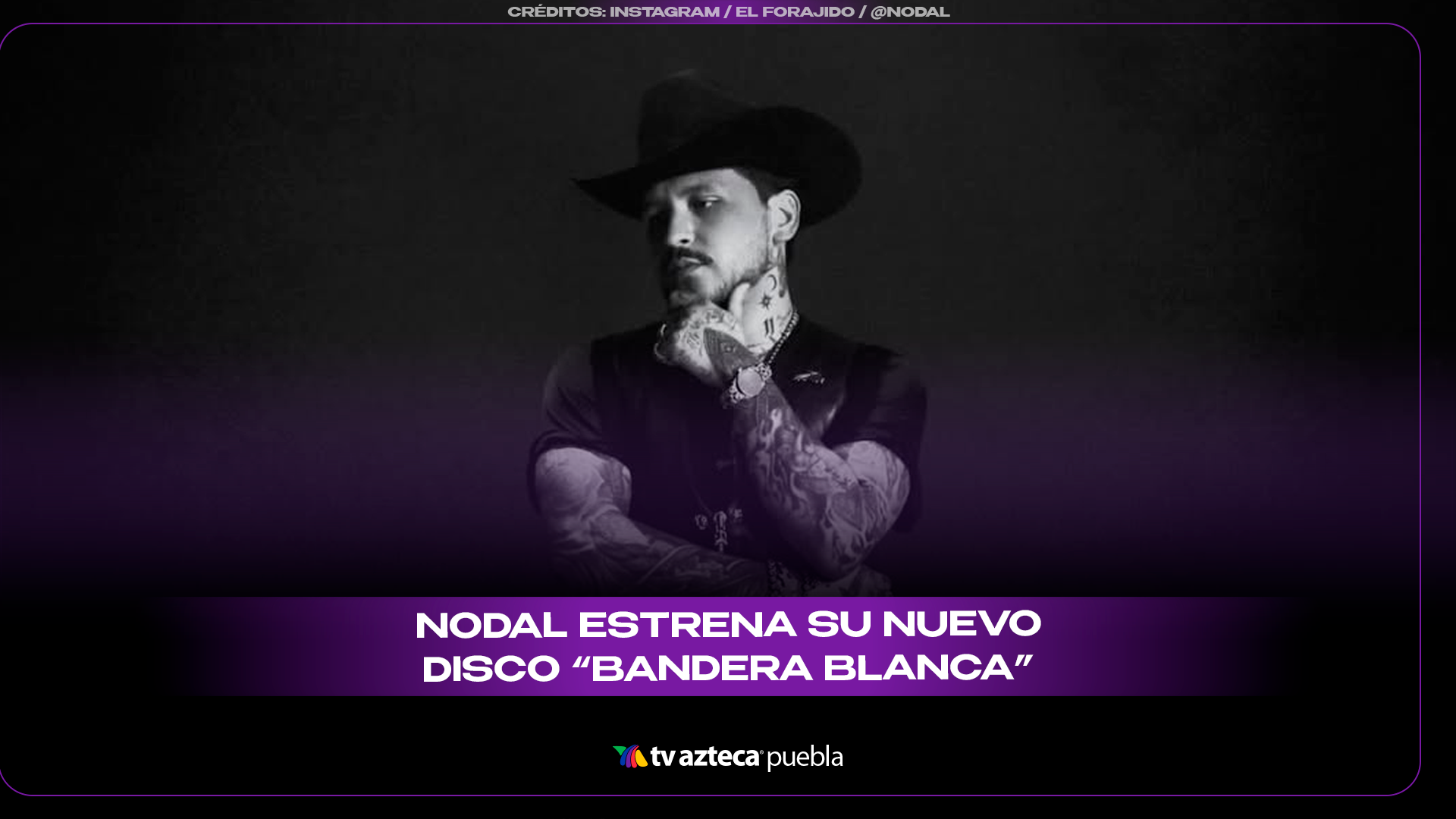 Christian Nodal estrena “Bandera Blanca”, su nuevo álbum lleno de desamor y polémica.