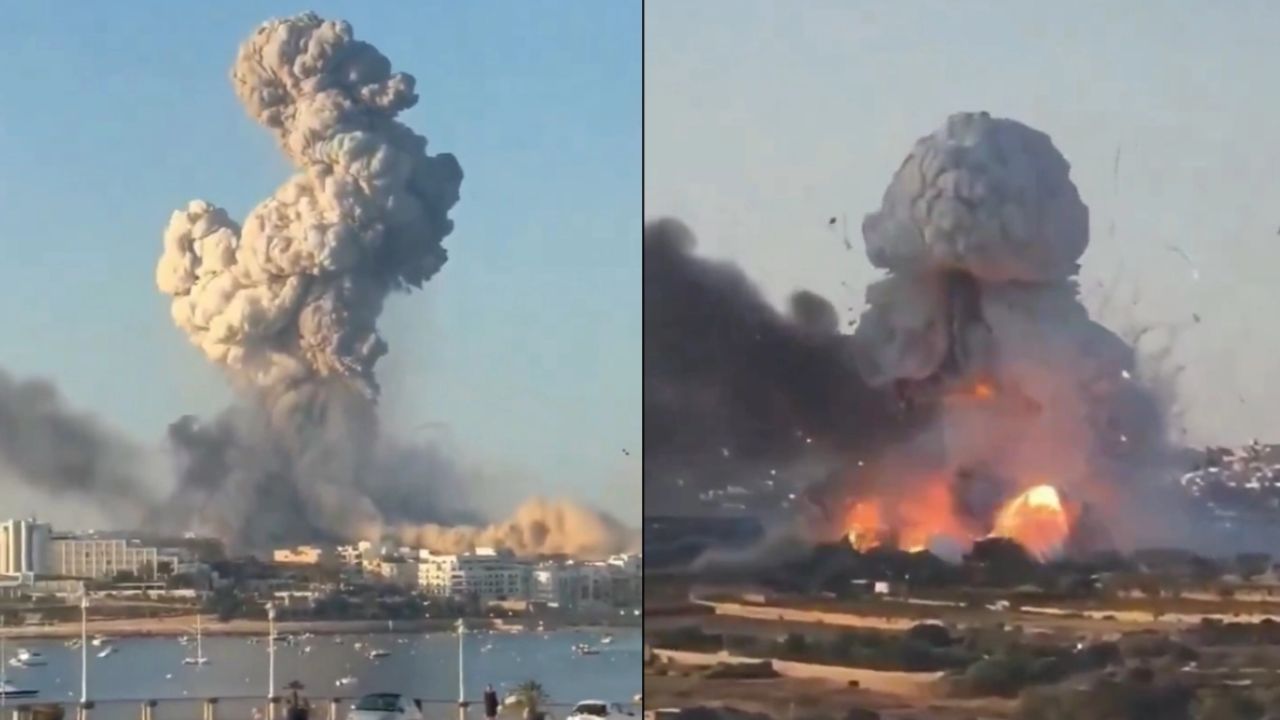 VIDEO: Captan enorme explosión en fábrica de pirotecnia en Malta; heridos y saldo fatal