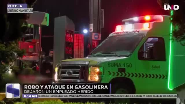 Robo y ataque en gasolinera dejaron un empleado he