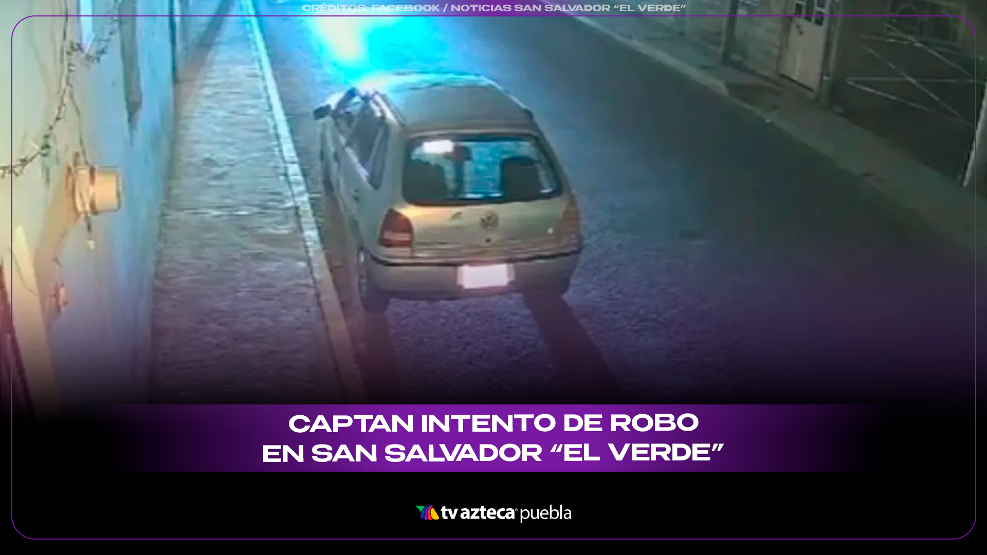 Captan presunto robo de autoestéreo en San Salvador El Verde y el video se vuelve viral.