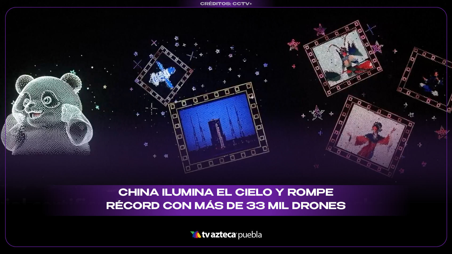 China ilumina el cielo y rompe récord con más de 33 mil drones