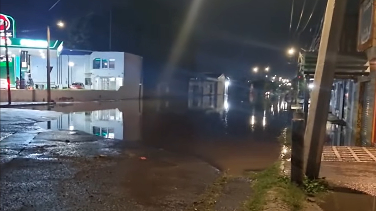VIDEO: Tromba provoca desbordamiento del río Atenco, Apizaco