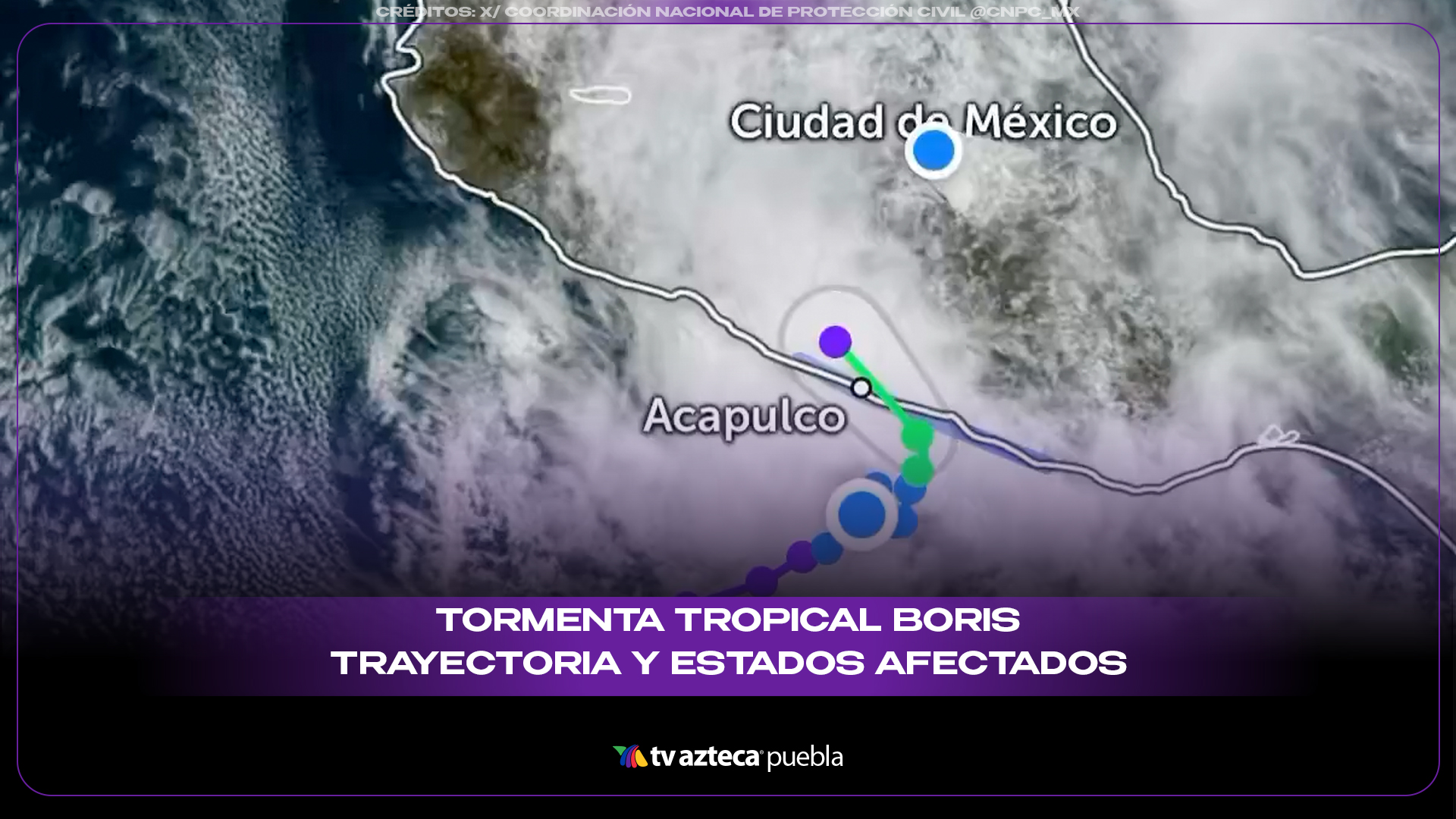 Tormenta tropical Boris pone en alerta a México po