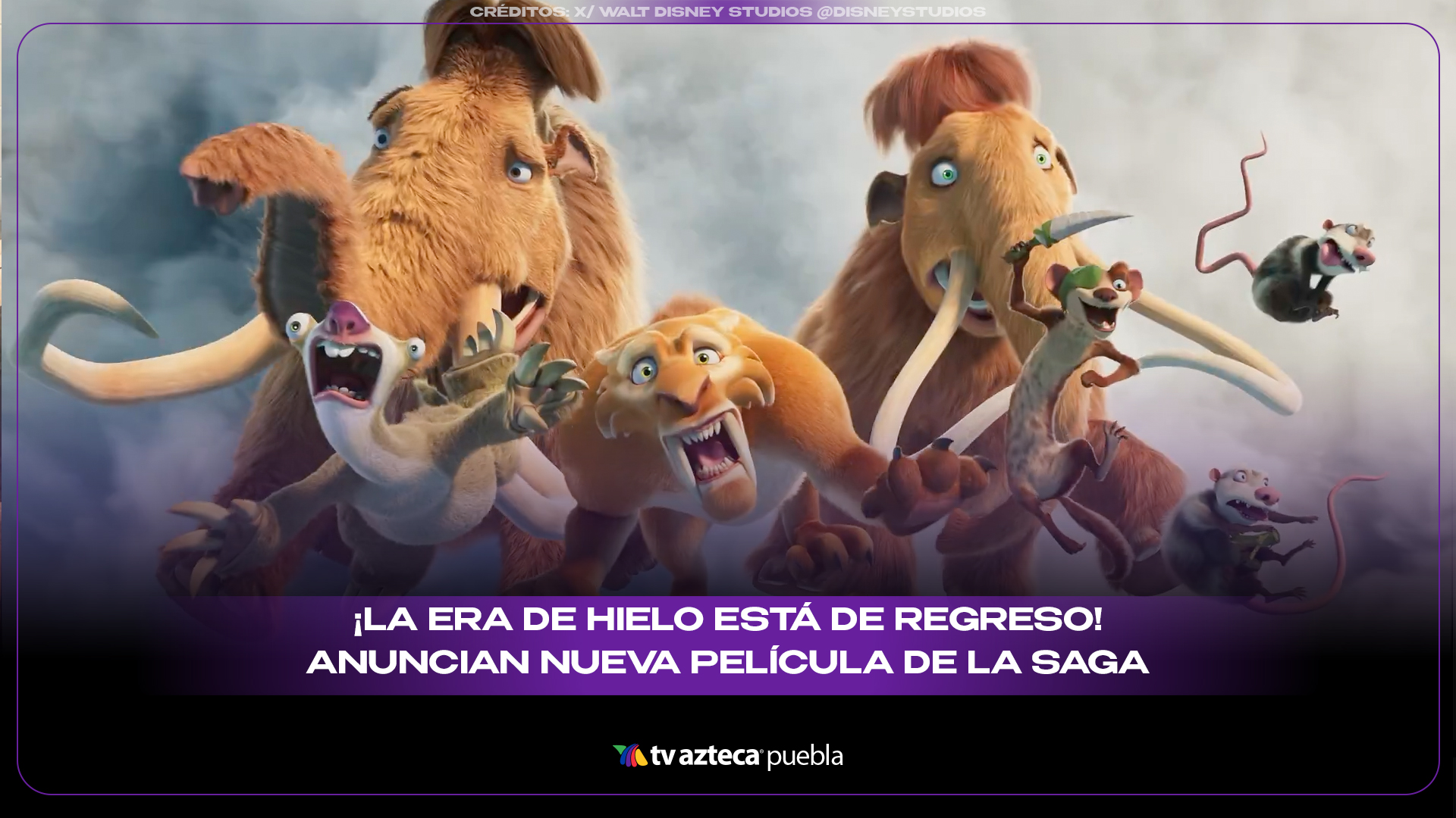 ¡La Era de Hielo está de regreso! Anuncian nueva película de la saga