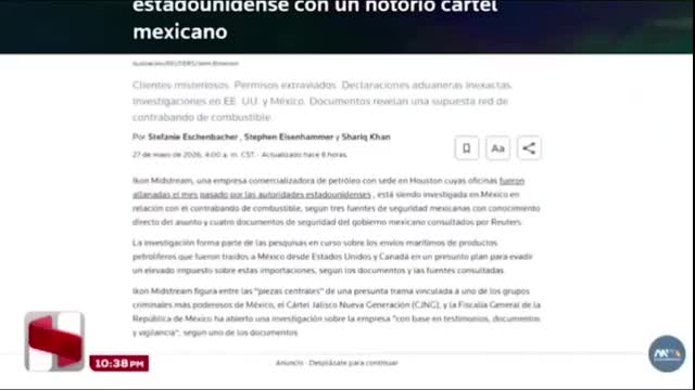 La agencia de noticias Reuters confirmó que Estados Unidos y México investiga a la empresa texana Ikon Midstream por exportar diésel a México declarándolo como lubricante.