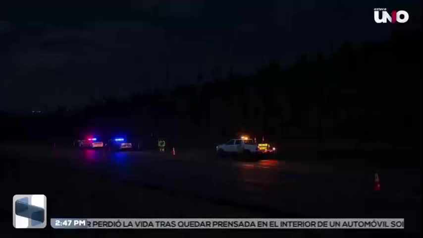 Mujer muere prensada tras brutal choque en la auto