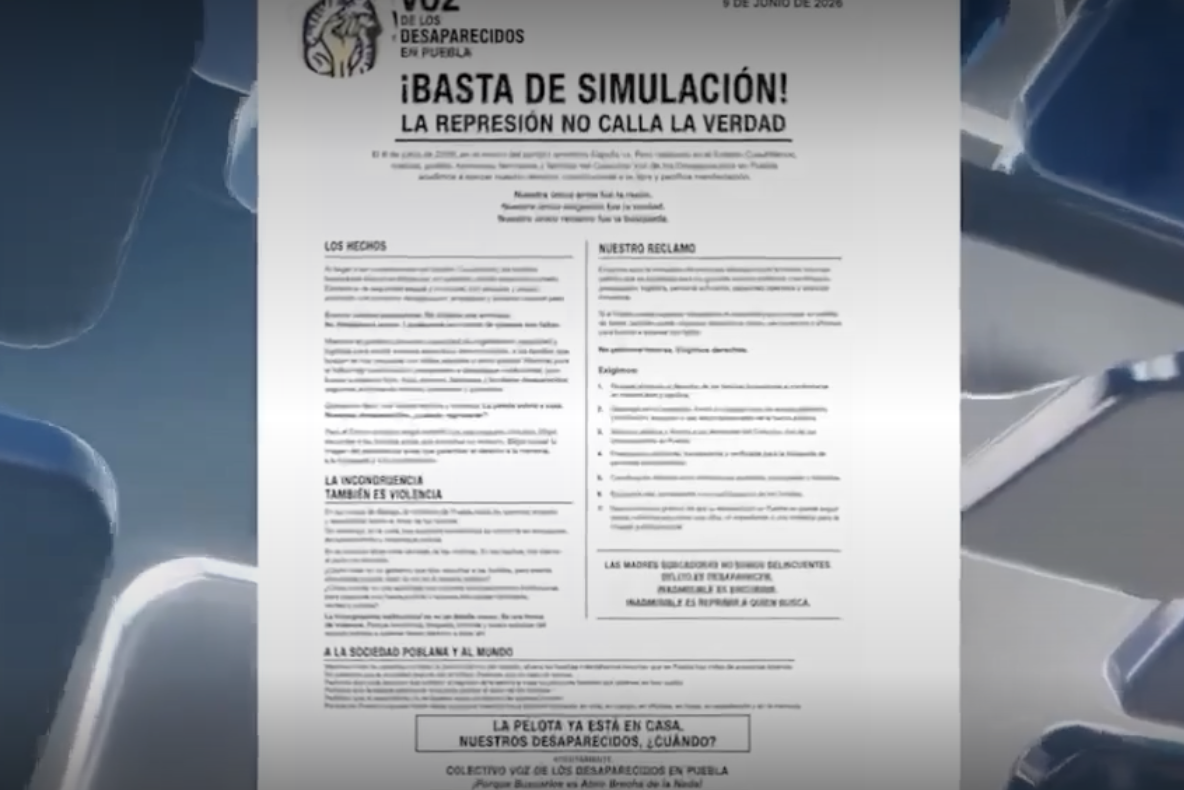 Madres buscadoras SE PRONUNCIAN tras represión por