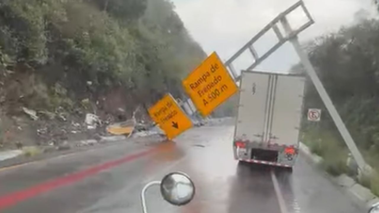 VIDEO: Fuerte accidente DESQUICIA la autopista Puebla-Orizaba hoy viernes; no hay paso