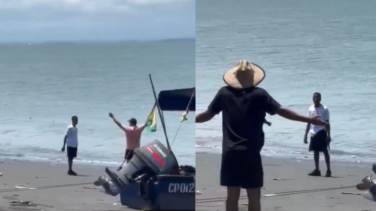 VIDEO FUERTE: Padre e hijo desaparecen durante paseo en playa turística; uno fue hallado sin vida