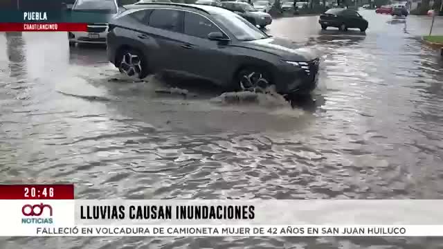 Fuertes lluvias inundan Camino Viejo a Balcones en