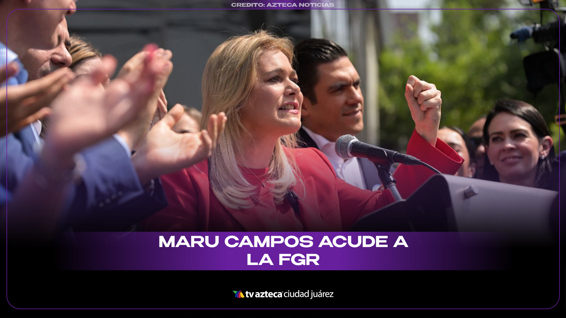 Maru Campos denuncia totalitarismo tras comparecer ante la FGR
