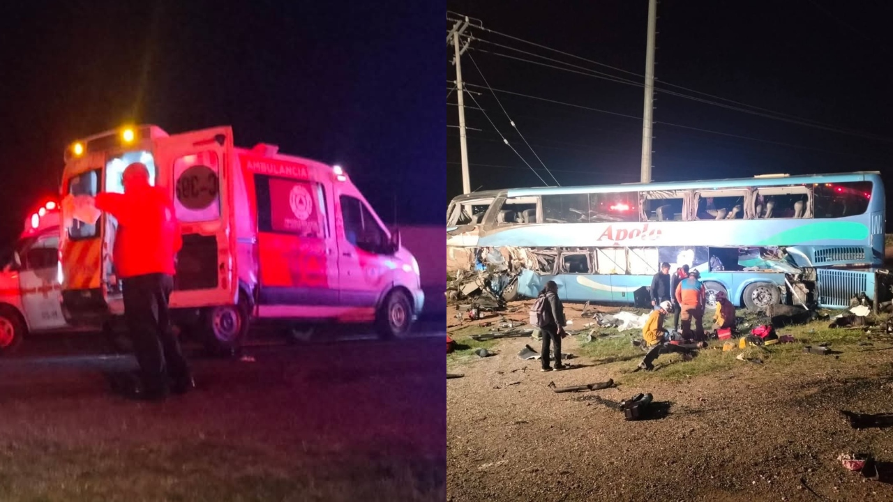 Choque entre tráiler y autobús en carretera 57 deja muertos y heridos ...