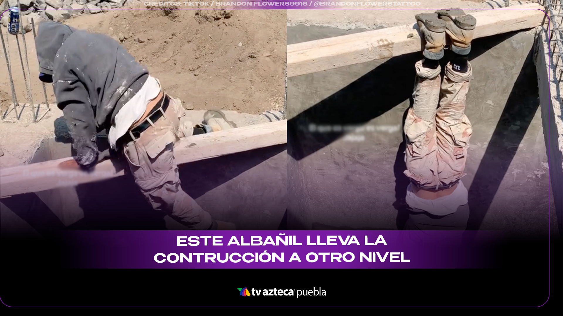 Albañil sorprende a internet con impresionante técnica para alisar concreto sin dejar huellas.