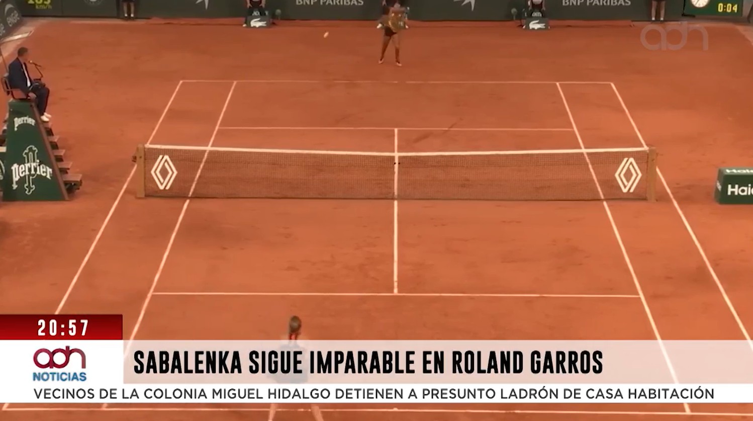 Aryna Sabalenka continúa imparable en Roland Garros