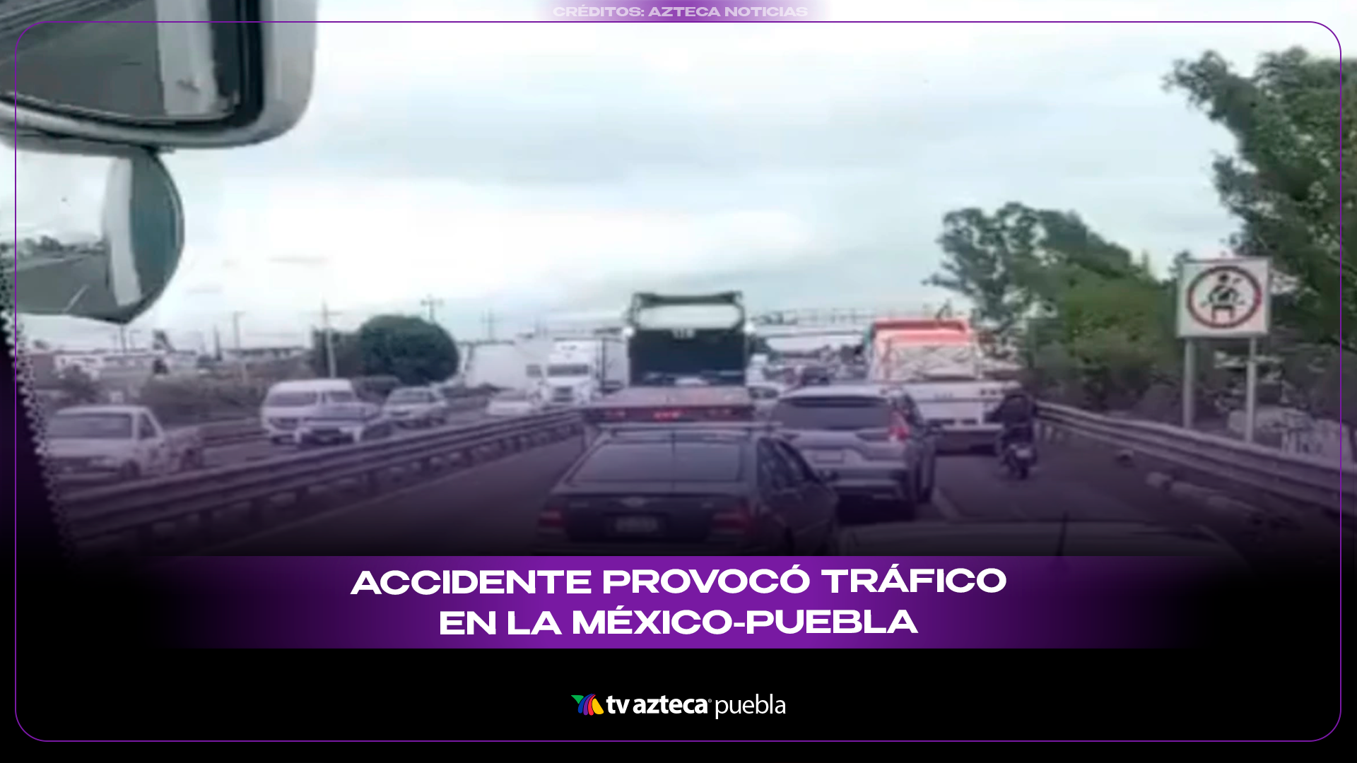 Tráiler embiste y arrastra automóvil en la autopista México-