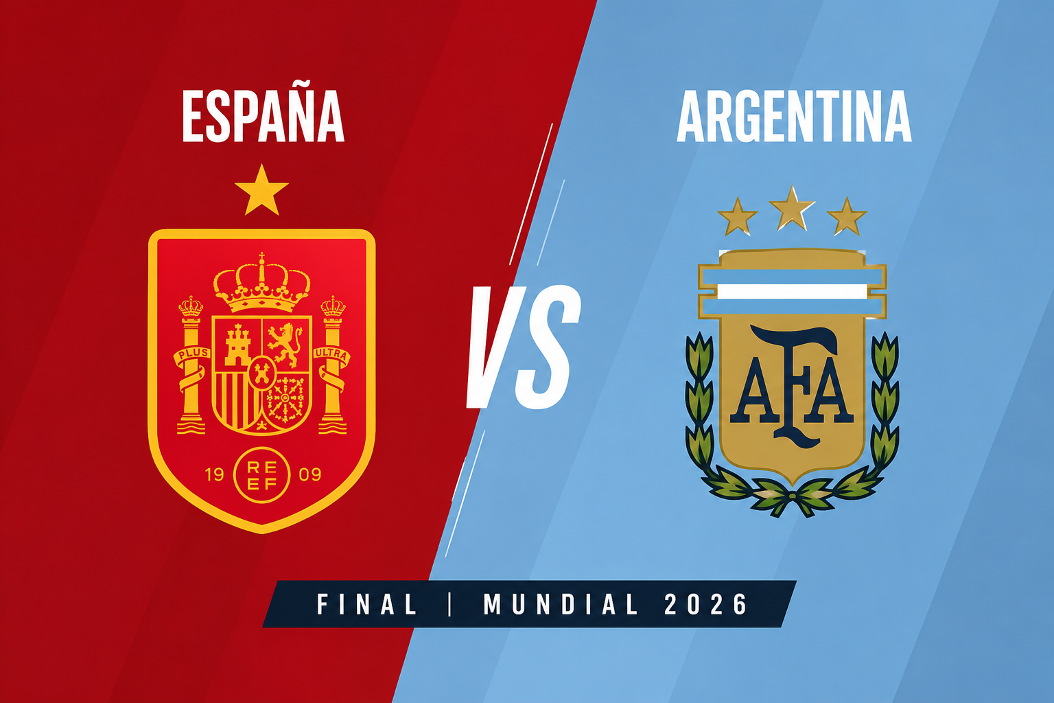Final del Mundial 2026: España vs Argentina, fecha, horario y cómo
