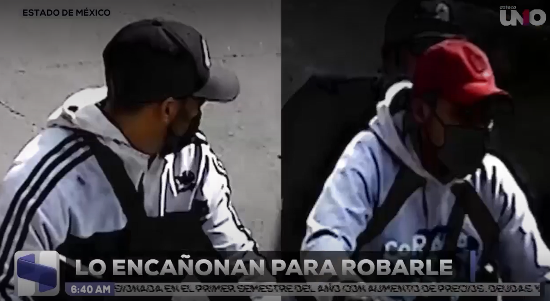 Captan a ladrones amenazando a peatón para robarle en Edomex