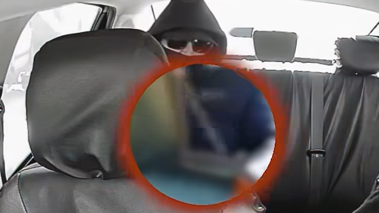 VIDEO: Conductor de aplicación salta de su coche en movimiento para evitar asalto en Tijuana