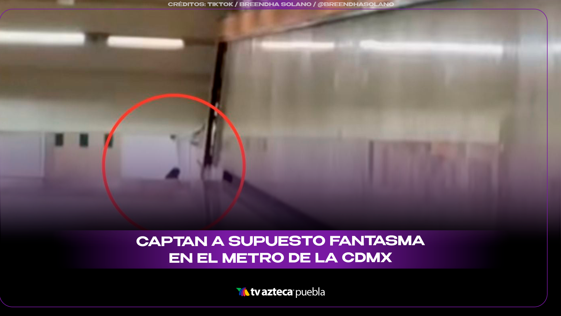 Video de supuesto “fantasma” en el Metro de la CDMX desata teorías paranormales.