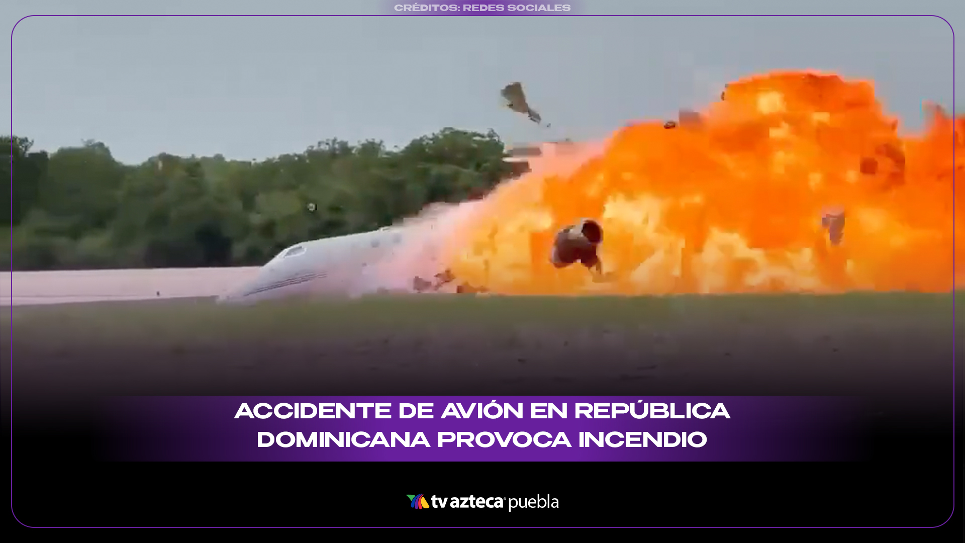 Accidente de avión en República Dominicana provoca