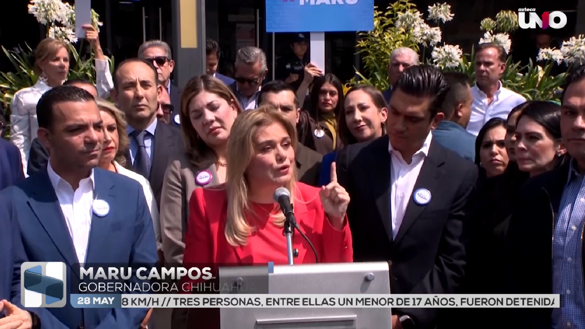Maru Campos acusa persecución política tras acudir a la FGR (VIDEO)