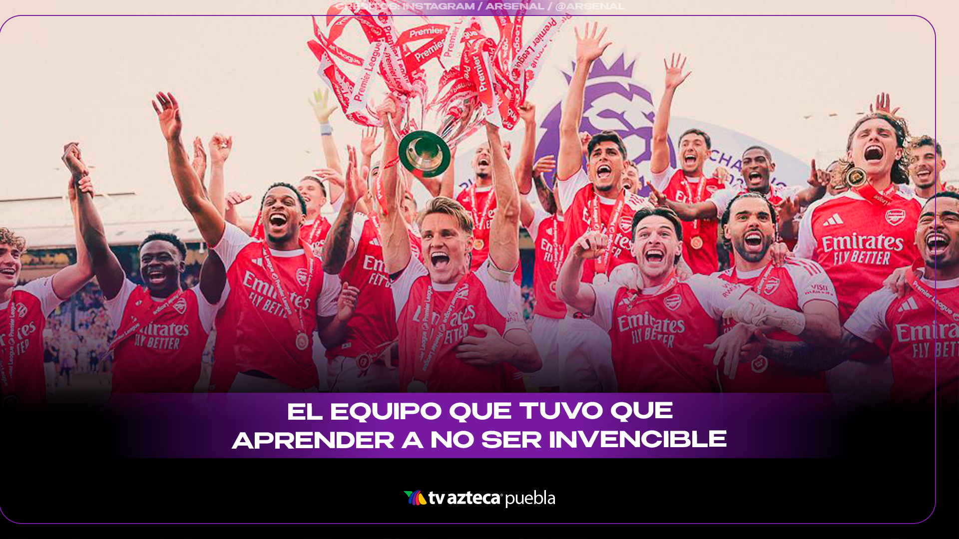 Arsenal vuelve a ser campeón de Inglaterra bajo el mando de Mikel Arteta.