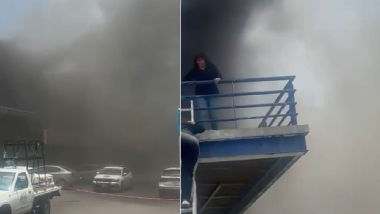 VIDEO: Incendio genera movilización cerca del mercado Independencia hoy; gran columna de humo en Puebla