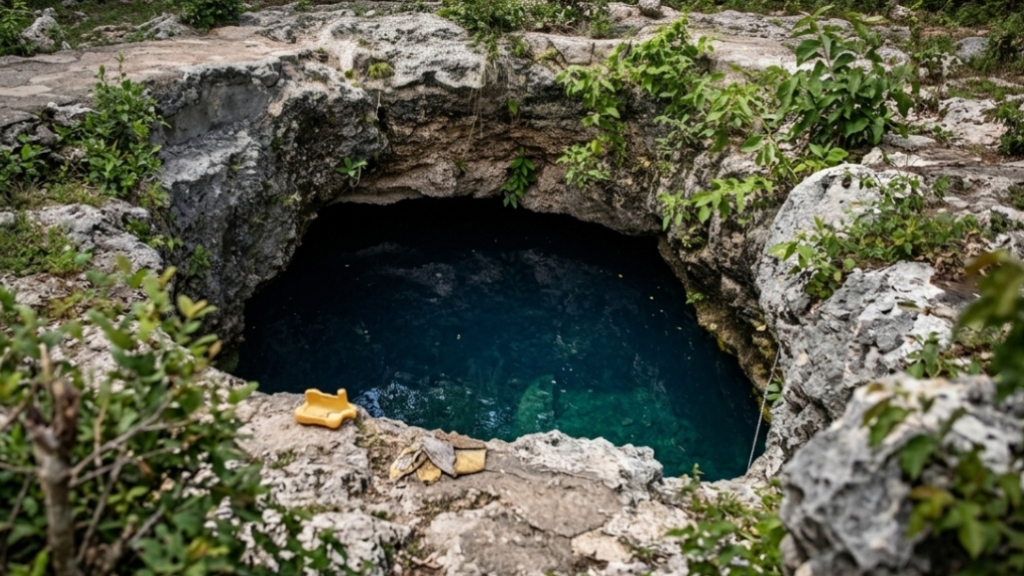 Búsqueda en cenote al norte de Mérida concluye sin éxito; esto se sabe