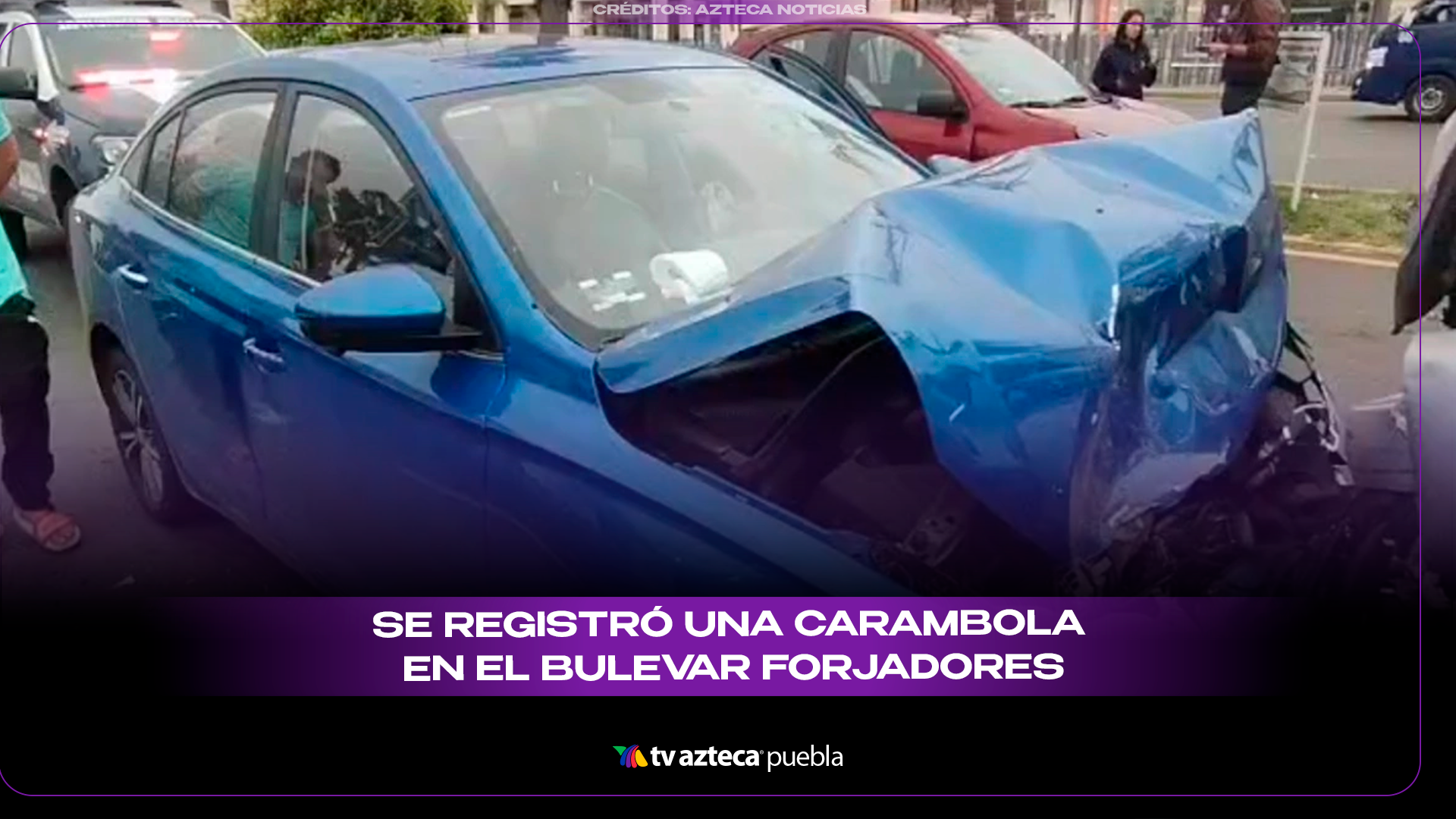 Carambola en boulevard Forjadores provoca caos vial y movilización de emergencias