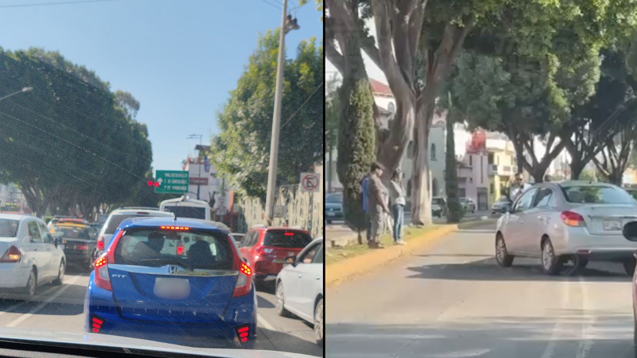 Accidentes sobre el bulevar 5 de Mayo en Puebla generan caos vial hoy: Tráfico colapsado