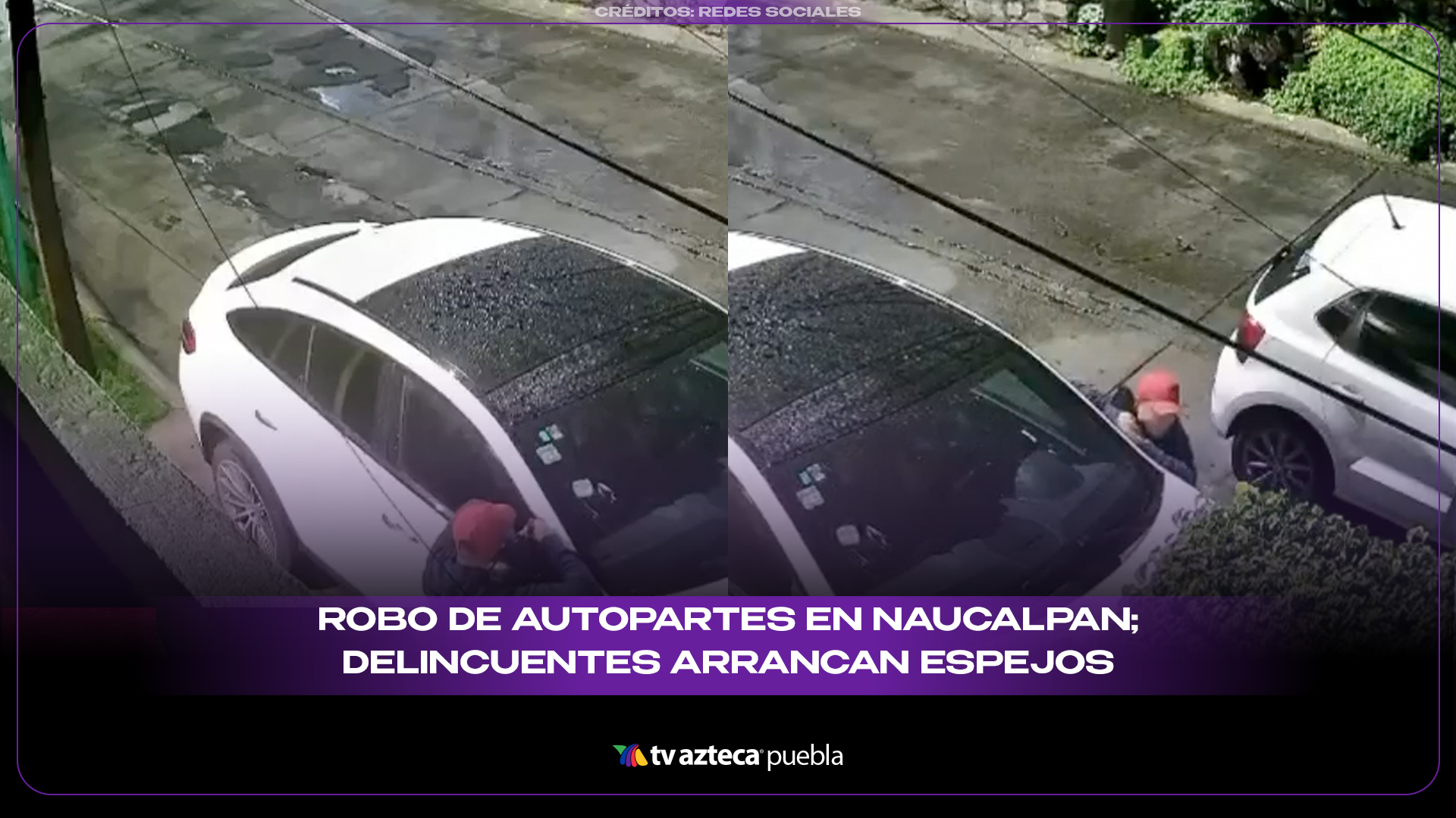 Captan robo de autopartes en Naucalpan; delincuentes arranca