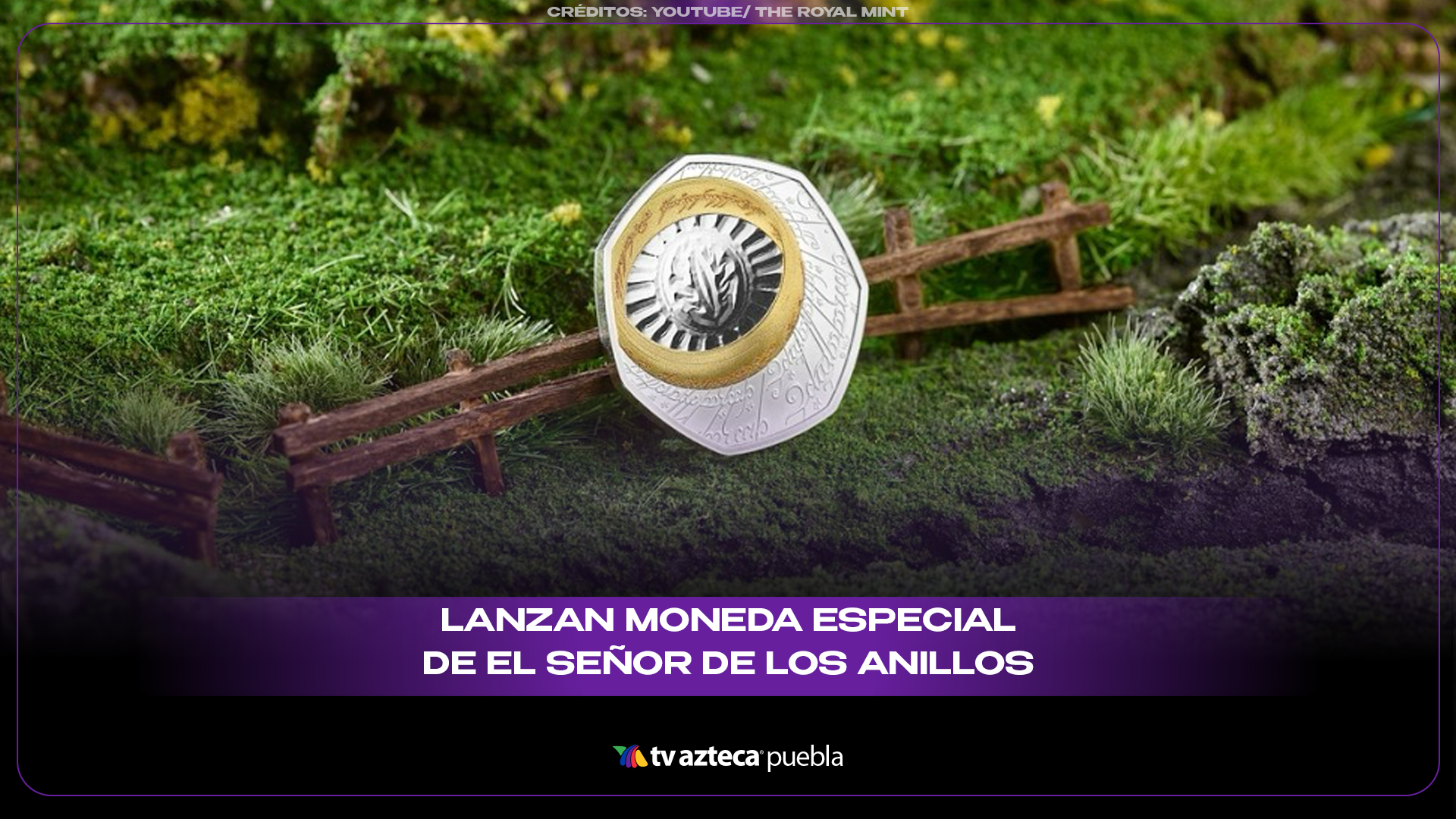 Lanzan moneda especial de El Señor de los Anillos con sorpresa oculta
