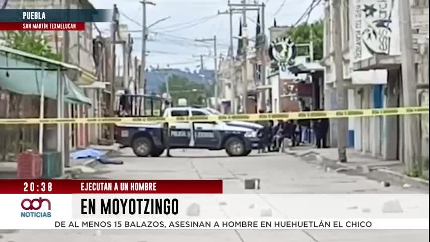 Ataque armado en San Martín Texmelucan deja una persona sin 
