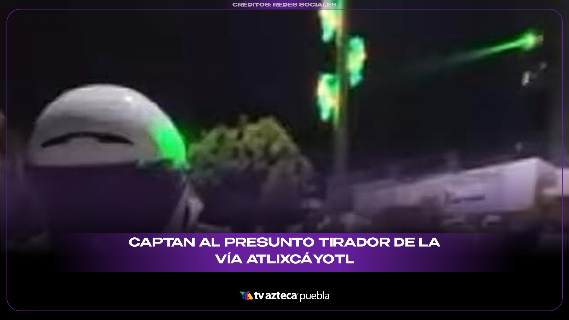 Difunden imagen del presunto tirador en Vía Atlixcáyotl